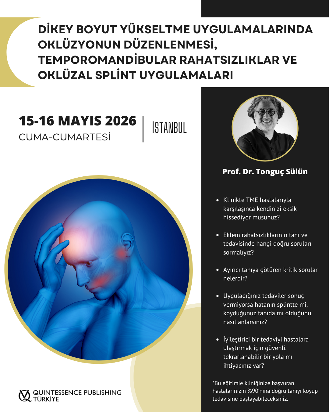 Dikey Boyut Yükseltme Uygulamalarında Oklüzyonun Düzenlenmesi, Temporomandibular Rahatsızlıklar ve Oklüzal Splint Uygulamaları