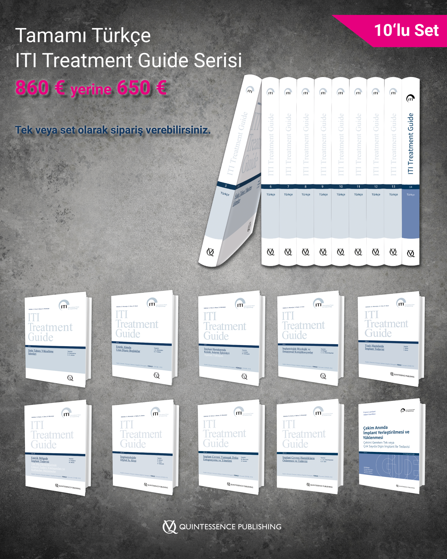 ITI Treatment Guide VOL 5-6-7-8-9-10-11-12-13-14 SET