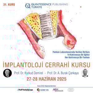 İMPLANTOLOJİ TEMEL CERRAHİ KURSU / 27-28 Haziran 2025