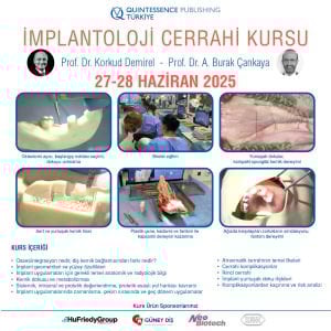 İMPLANTOLOJİ TEMEL CERRAHİ KURSU / 27-28 Haziran 2025