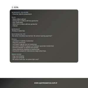 Porselen Lamina Venerler - Dijital ve Analog İş Akışı