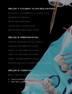 Anterior Estetikte Kompozit Restorasyonlar / Doç. Dr. Bora Korkut
