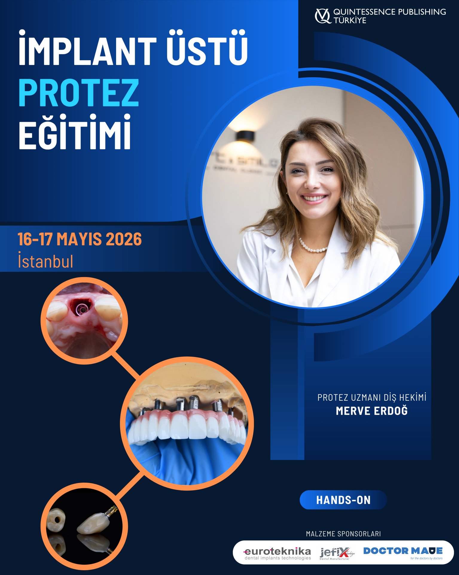İmplant Üstü Protez Eğitimi / 16-17 MAYIS İstanbul (Hands-0n)