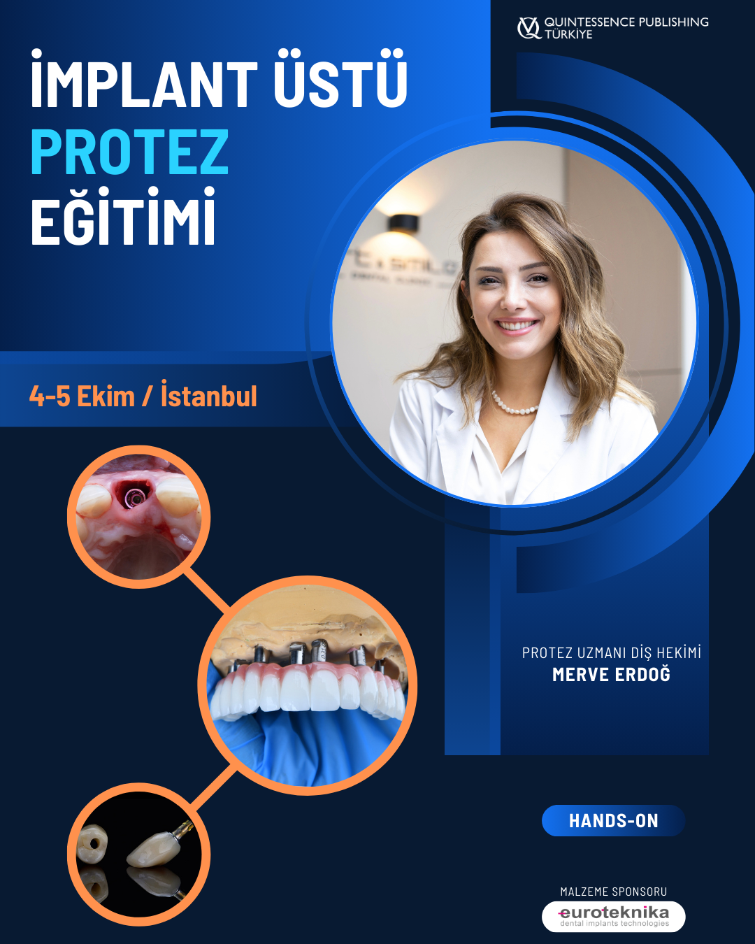 İmplant Üstü Protez Eğitimi / 4-5 Ekim İstanbul (Hands-0n)
