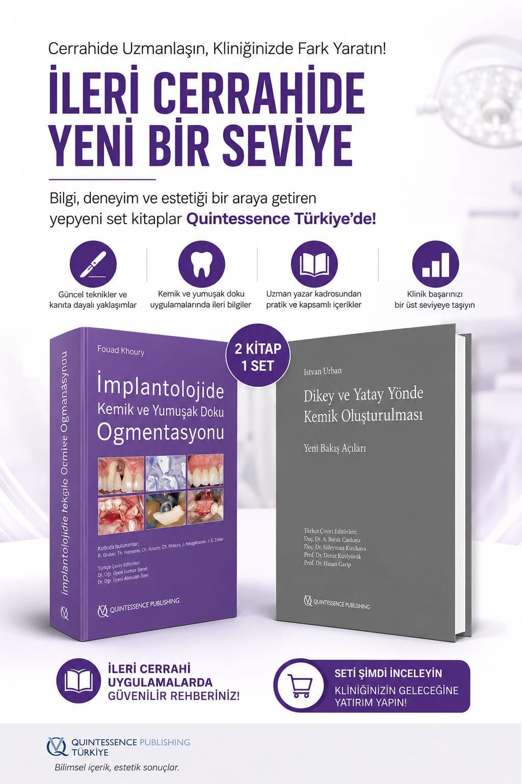 İLERİ CERRAHİDE YENİ BİR SEVİYE - 2Lİ KİTAP